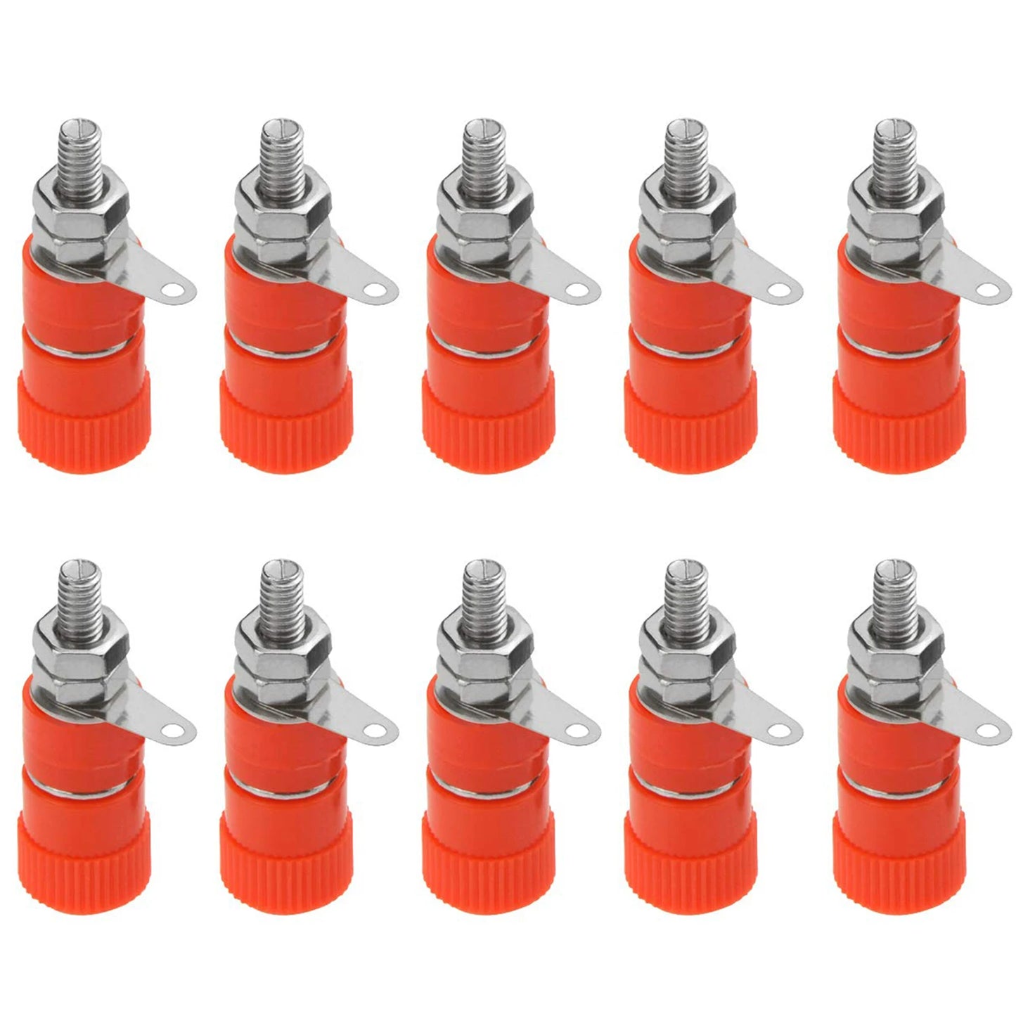10/30 PCS Binding Posts Terminals 4mm Banana Plug Socket 4mm Terminal Connector for Amplifier Arduino