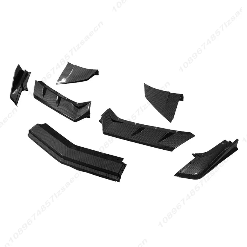 For Chevrolet Corvette C8 2 Door Z51 Stingray STG 3 2020-2026 Car Front Bumper Lip Spoiler Diffuser Body Kits Splitter Trims