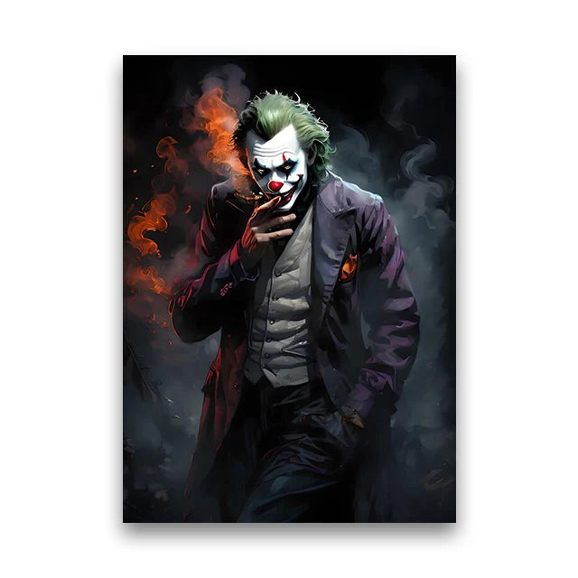 MINISO Movie JOKER Scene Canvas Wall Art Painting Home for Modern Room Decor 07