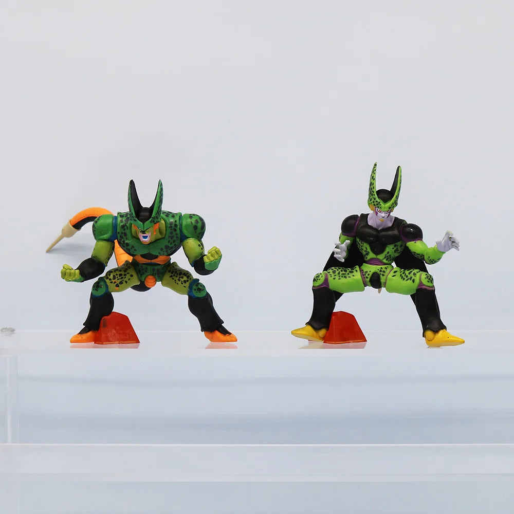 7pcs/set Dragon Ball Z Cell Family Figure Cell Pvc Action Figures Collection Model Toys For Children Gifts