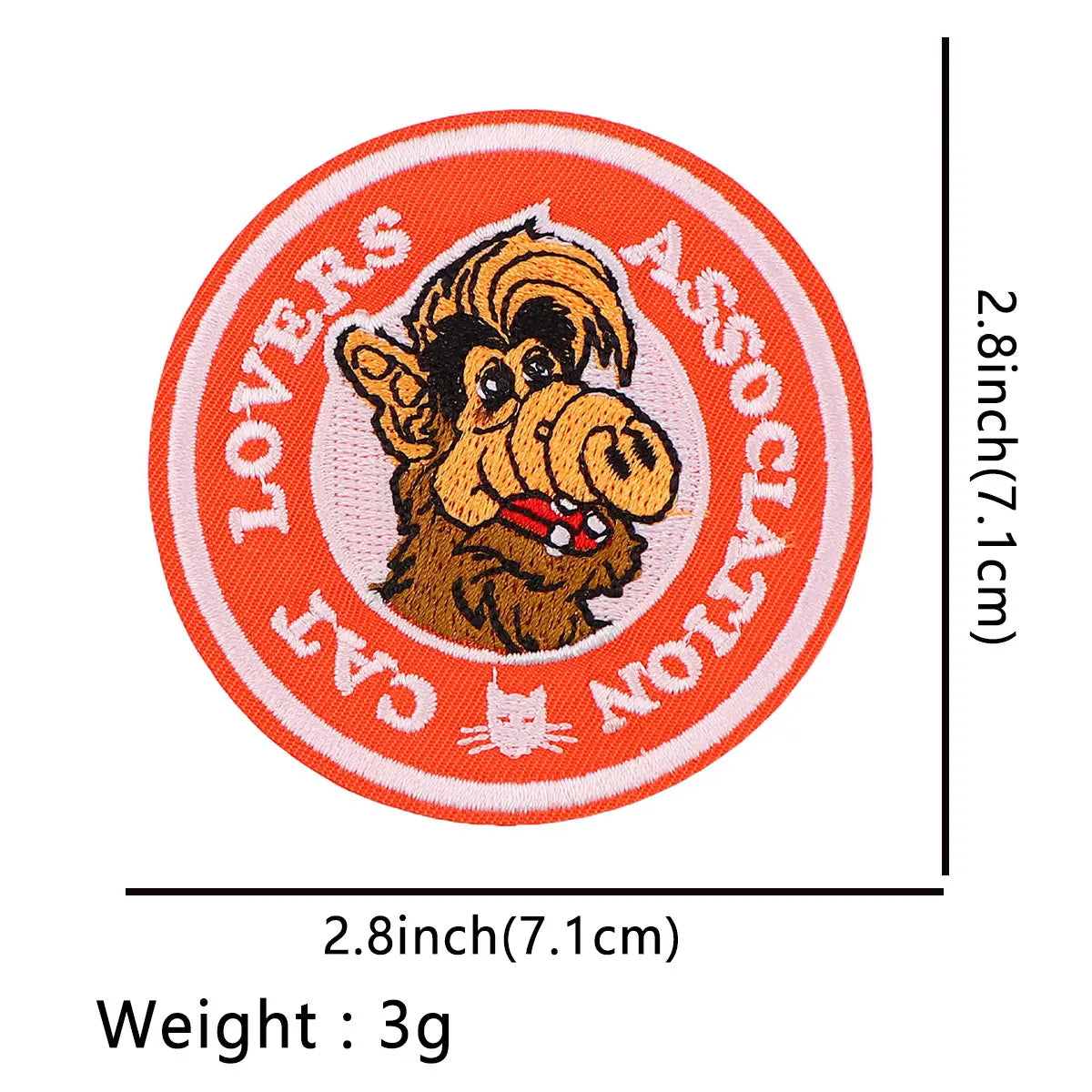 Funny Quotes Embroidered Patches for Clothing Koi Patches on Clothes Stickers Iron on Patches Animal Stripes Diy Appliques