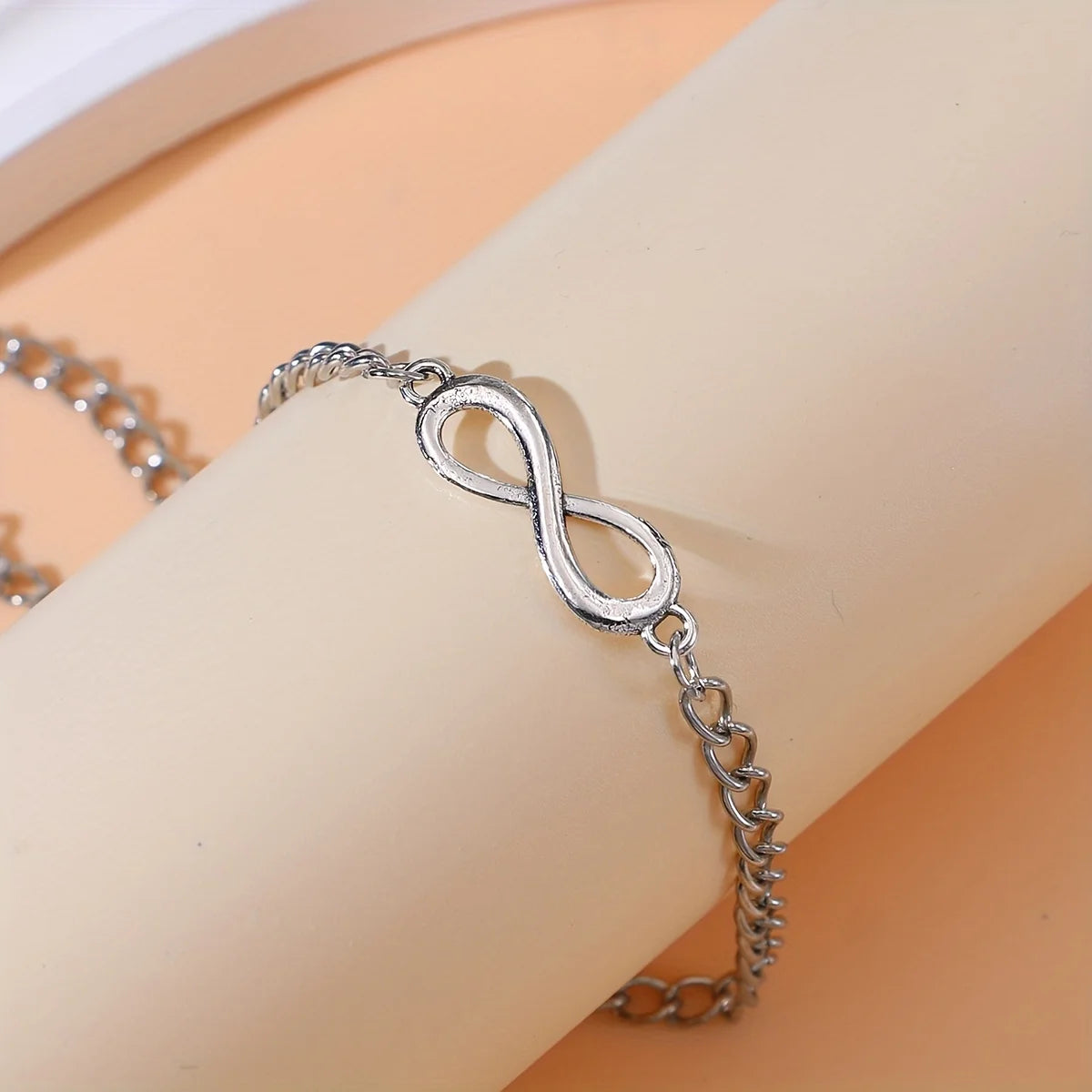 15Pcs Silver Plated Infinity Charms Connector for Jewelry Making Bracelet Accessories DIY