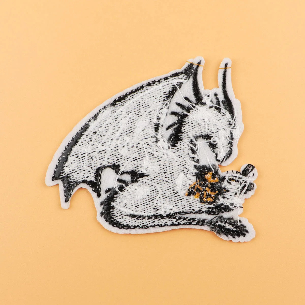 Black Dragon Embroidery Patch Cartoon Iron On Patches For Clothing Thermoadhesive Patches On Clothes DIY Sew Badges