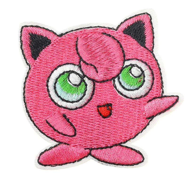 Cute Things Patch Cartoon Anime Embroidered Patches For Clothing DIY Iron on Patches For Clothes Game Patch Stickers