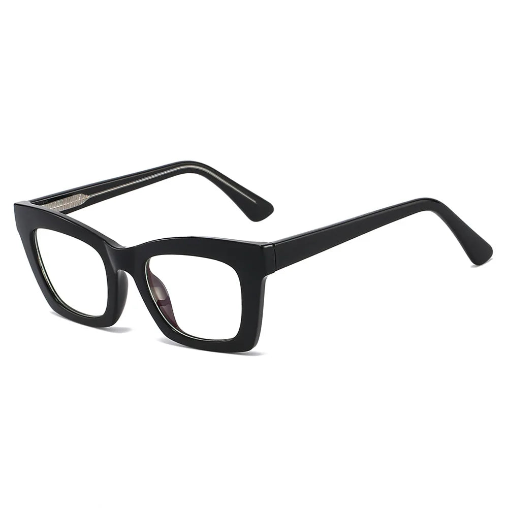 JNPCXI New Retro Square Rivets Anti-Blue Light Glasses Women Quality Frames Optical Eyeglasses Men Prescription Glasses