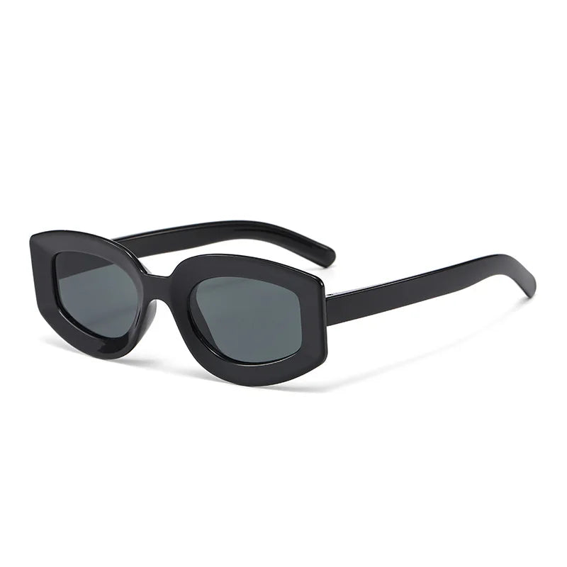 JNPCXI Fashion Jelly Color Square Sunglasses Women Shades UV400 Retro Trending Men Punk Blue Pink Sun Glasses