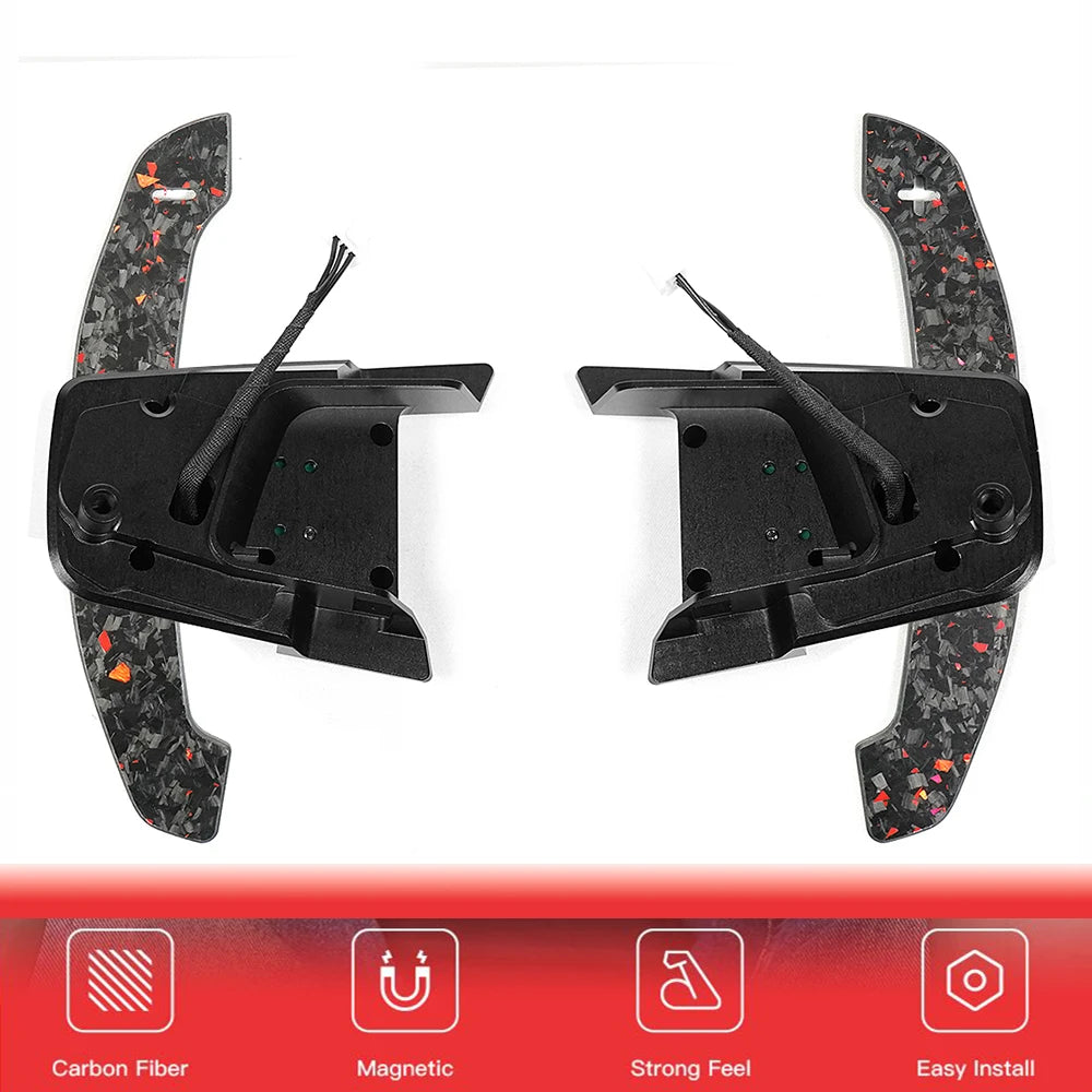 Carbon Fiber Magnetic Shifter Steering Wheel Shift Paddle For Volkswagen GTI Golf 7 Golf R MK7/7.5 VW GTI Scirocco Arteon