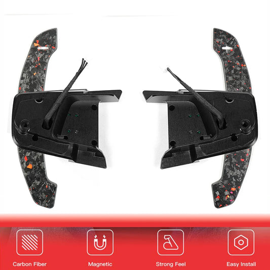 Carbon Fiber Magnetic Shifter Steering Wheel Shift Paddle For Volkswagen GTI Golf 7 Golf R MK7/7.5 VW GTI Scirocco Arteon