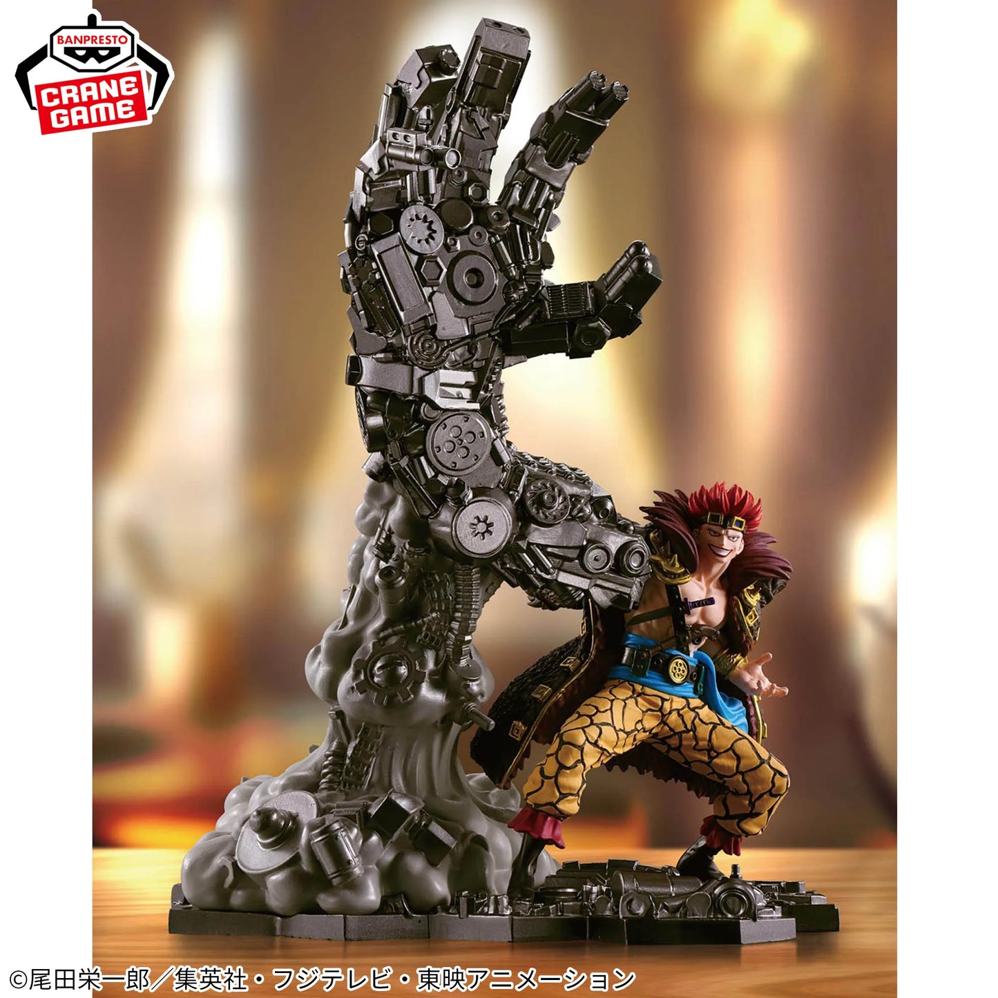 Special OfferIn Stock 100% Original Bandai Banpresto One Piece Figlife Eustass Kid Collector Ornament Figure Mol Toy Gift New an