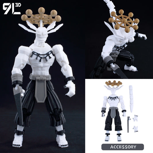 9L 3D Printed Anime Jujutsu Kaisen Sukuna Dummy 13 Shapeshift Action Figures 14