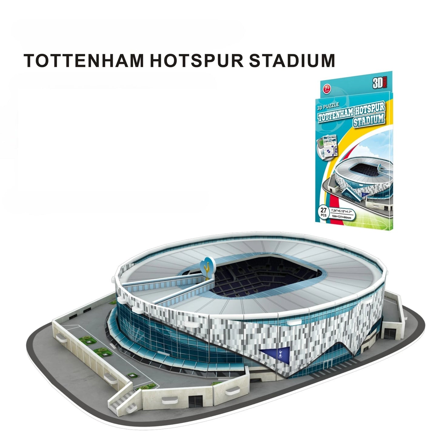 3D Stadium Puzzle Bernabeu Camp Nou Anfield Stadium  League Football Stadium Model, Famous Buildings Children's 3d Puzzle Toys