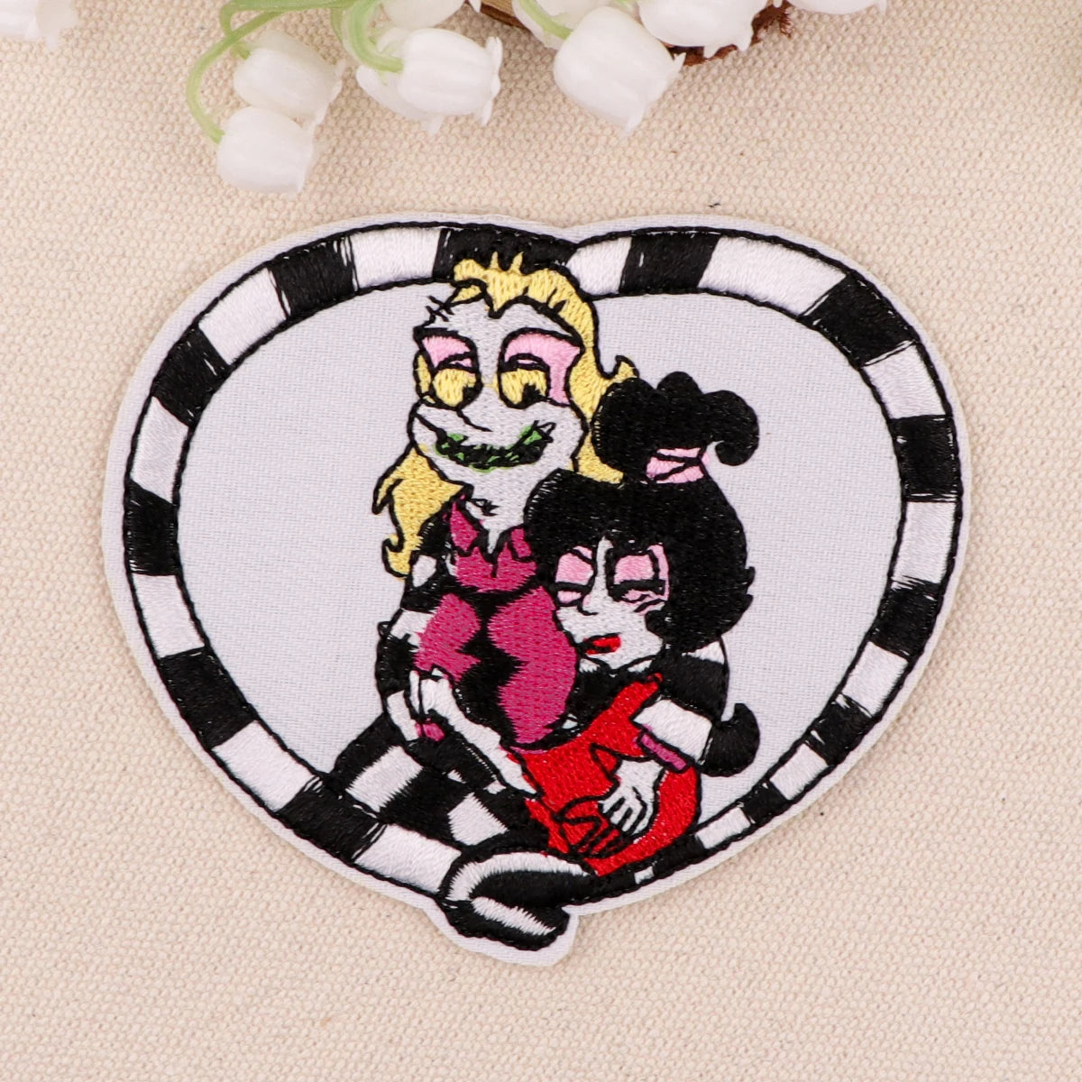 Horror Movie Patches For Clothing Halloween Patches Appliques Iron on Badges Clothes Stickers DIY Sewing Embroideriy Stripes