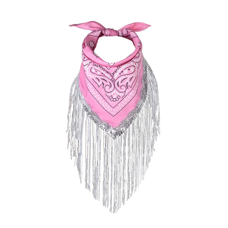 2023 New Vintage Paisley Tassel Scarf Fashion Ladies Wedding Party Scarf