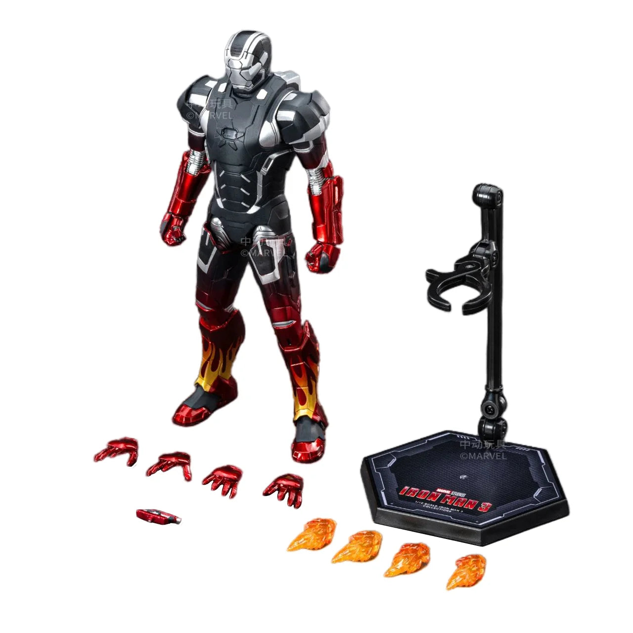ZD Toys Iron Man Action Figure Red Snapper Iron Man MK 24 MK 22 MK 47 Legends