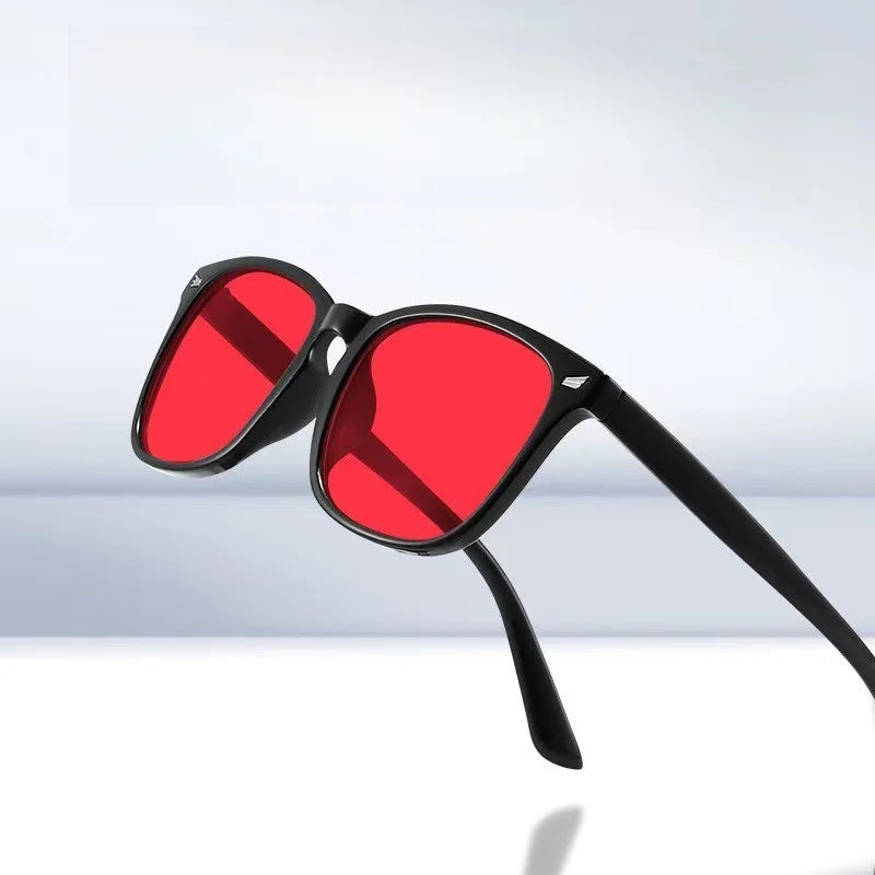 Unisex Retro Large Frame Sunglasses UV Protection Fashionable Street Photography Slimming Effect Trendy Sunglasses