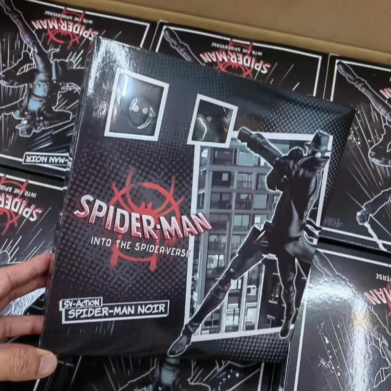 Miles Sentinel Peter Parker Sv Spider Verse Noir Action Figures PVC Collects 04