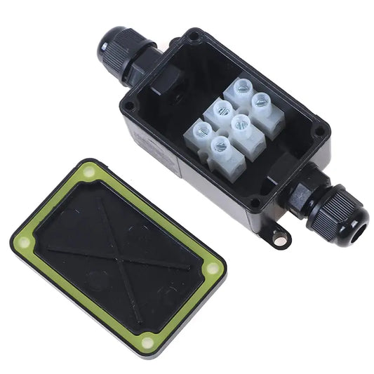 2 Way Outdoor Waterproof IP66 Electrical Cable Wire Connector Junction Box with Terminal 450V Junction Box for Led Light