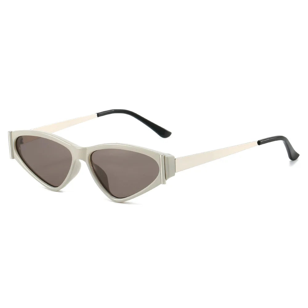 JNPCXI New Ins Popular Fashion Cat Eye Women Sunglasses Shades UV400 Retro Candy Color Men Sun Glasses