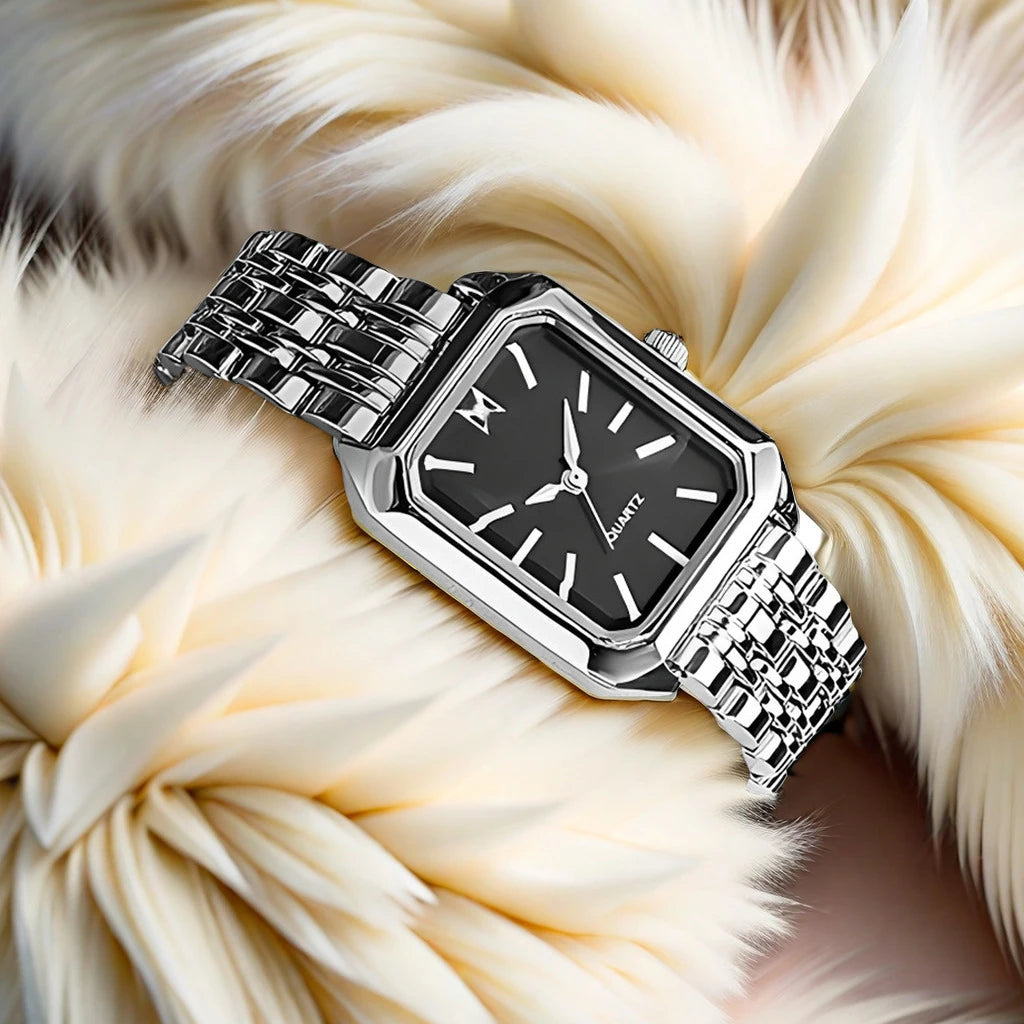Fashion Women's Watches Gold Steel Strap Luxury Ladies Quartz Wristwatches Qualities Female Roman Scale Clock relógio feminino