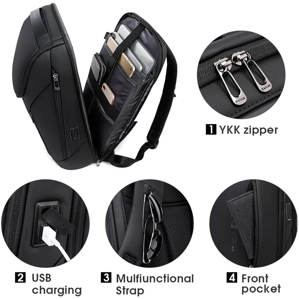 Business Backpacks Laptop, 15.6 inch Multifunctional WaterProof  Daily Work Bag