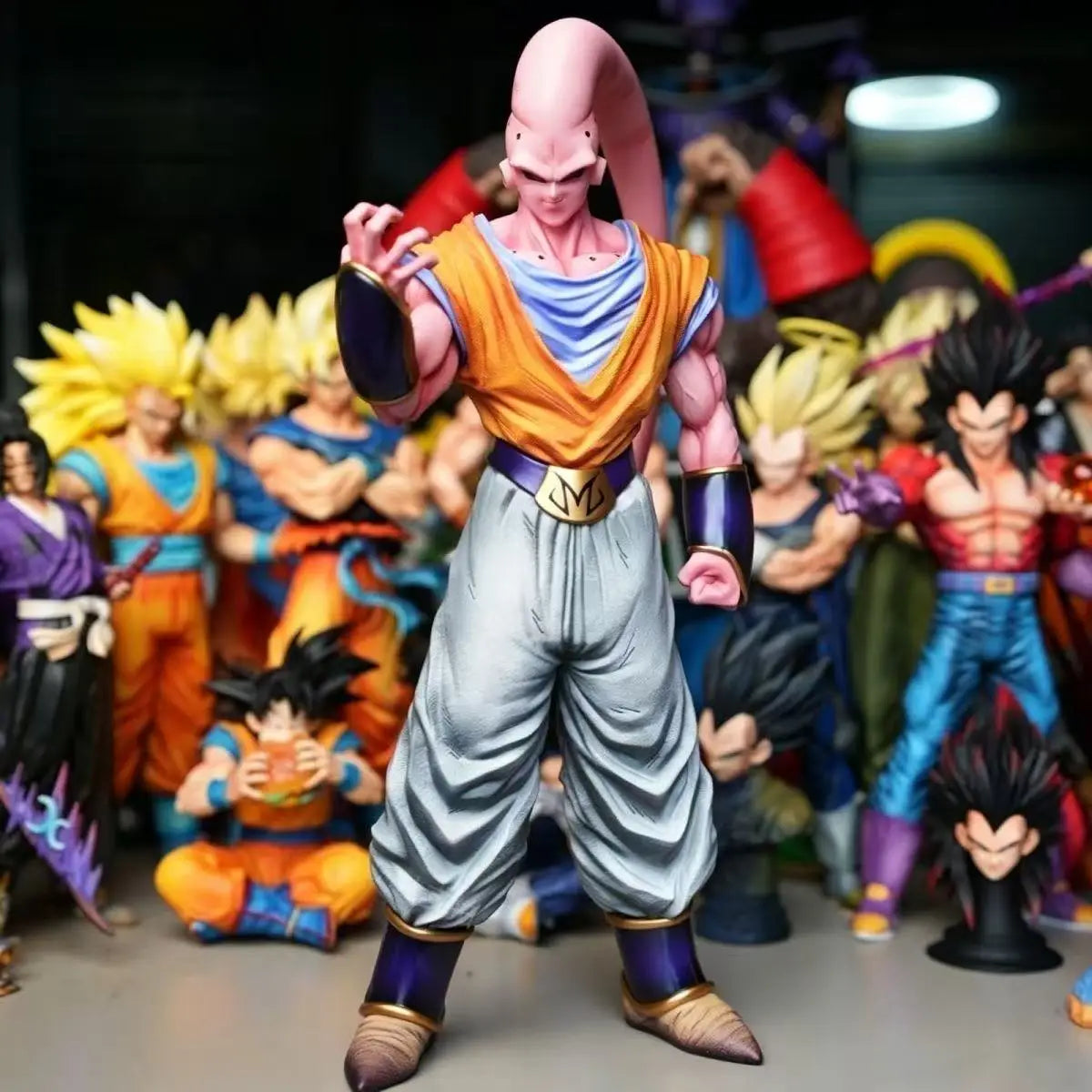 YS Statue Anime Dragon Ball Z Gohan Buu Figure Majin Buu 39cm/15.35inch Action Figures Collection Model Toys Gifts
