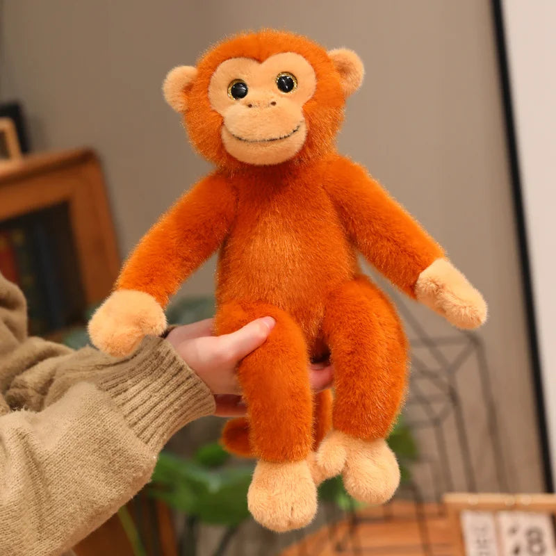 kawaii Monkey Plush Soft Comfort stuffed Dolls Decor Pillow Cartoon Animals golden monkey kids Birthday Christmas Gifts