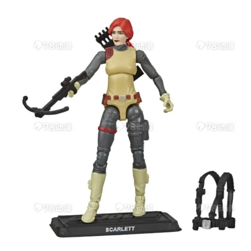 Original Hasbro G.I. Joe Classified Series SCARLETT Anime Figures Toys Models Collection