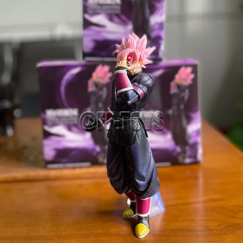 Super Dragon Ball Heroes Figure Zamasu Black Goku 25cm PVC Action Figures GK Statue Collection Model Toys for Children Gifts