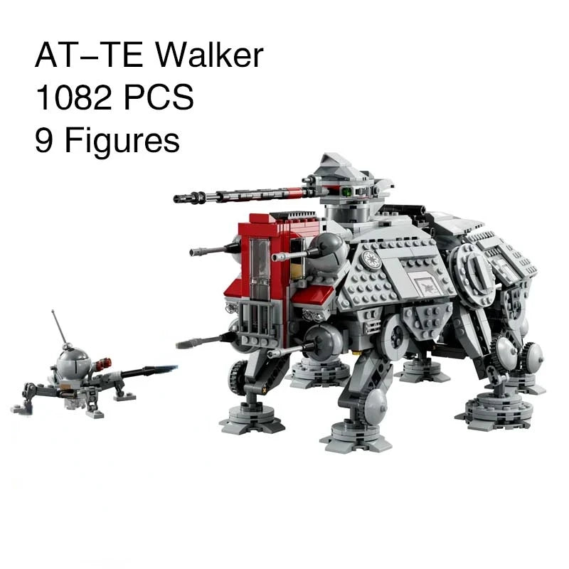 1082 PCS Terrain Tactic Actuator At-te Model Building Blocks Self-locking Bricks