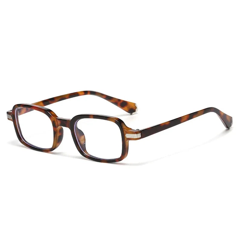 JNPCXI New Retro Rectangle Women Sunglasses Fashion Clear Ocean Gradient Lens Shades UV400 Men Trending Rivets Sun Glasses