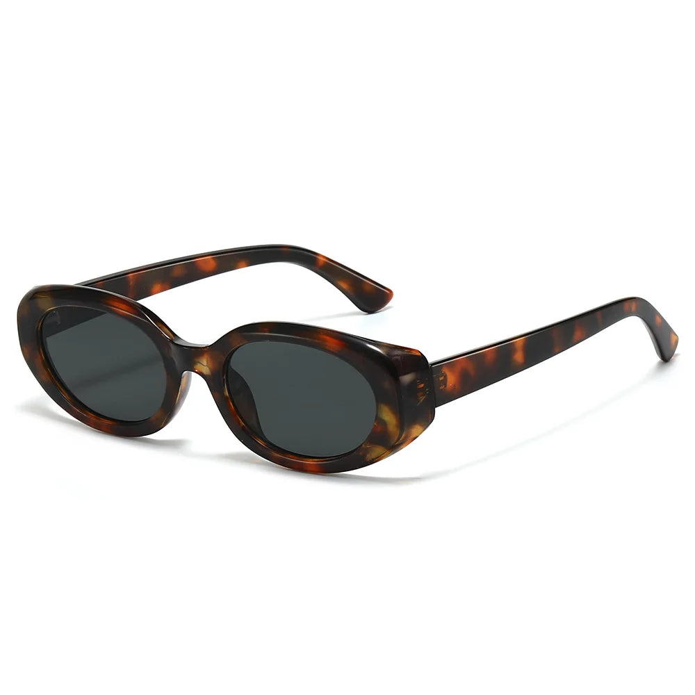 JNPCXI Retro Small Cat Eye Sunglasses Women Fashion Colorful Shades Leopard Sun Glasses Female UV400 Men Eyewear