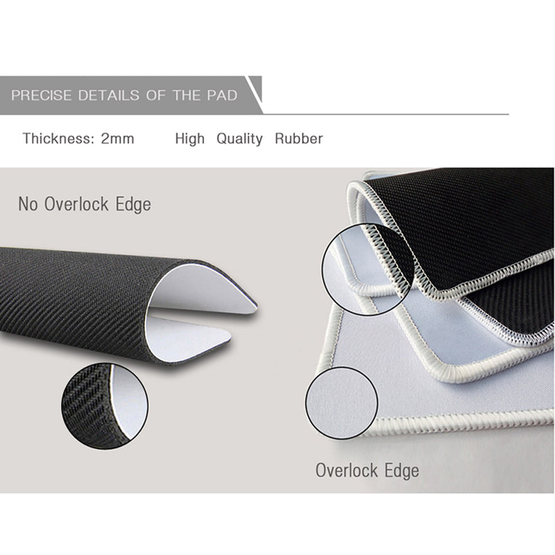 Funny Black Cat Mouse pad PC Desk Mat Table Big Mouse Pad PC Non-slip Rug z11