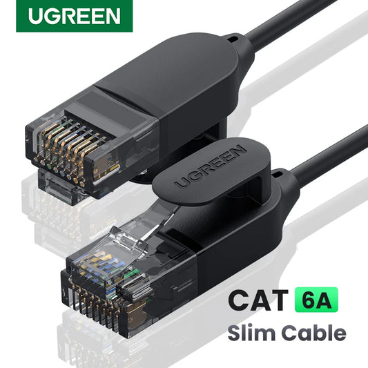 Ethernet Cable Cat 6A 10Gbps Network Cable 4Twisted Pair Patch Cord Internet UTP
