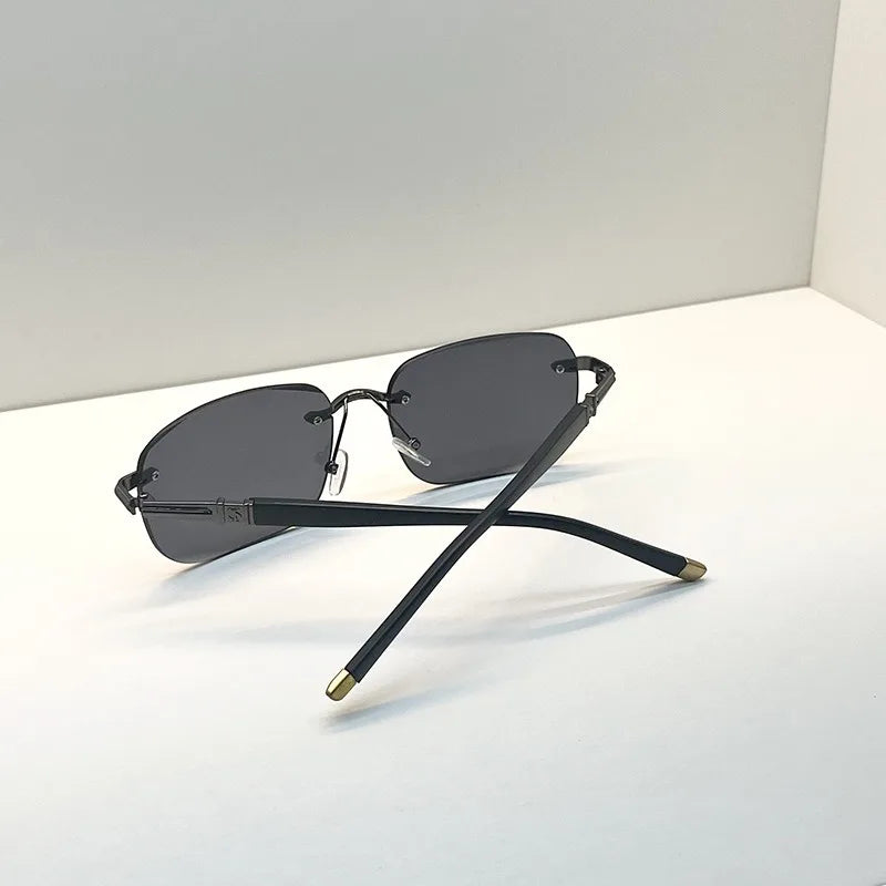 Frameless Lenses Driving Specific Glasses Anti Glare Glasses High-end Feel