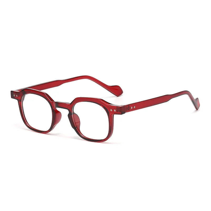 JNPCXI New Retro Small Square Men Glasses Frame Fashion Punk Eyewear Clear Anti-Blu-Ray Women Optical Frame Computer