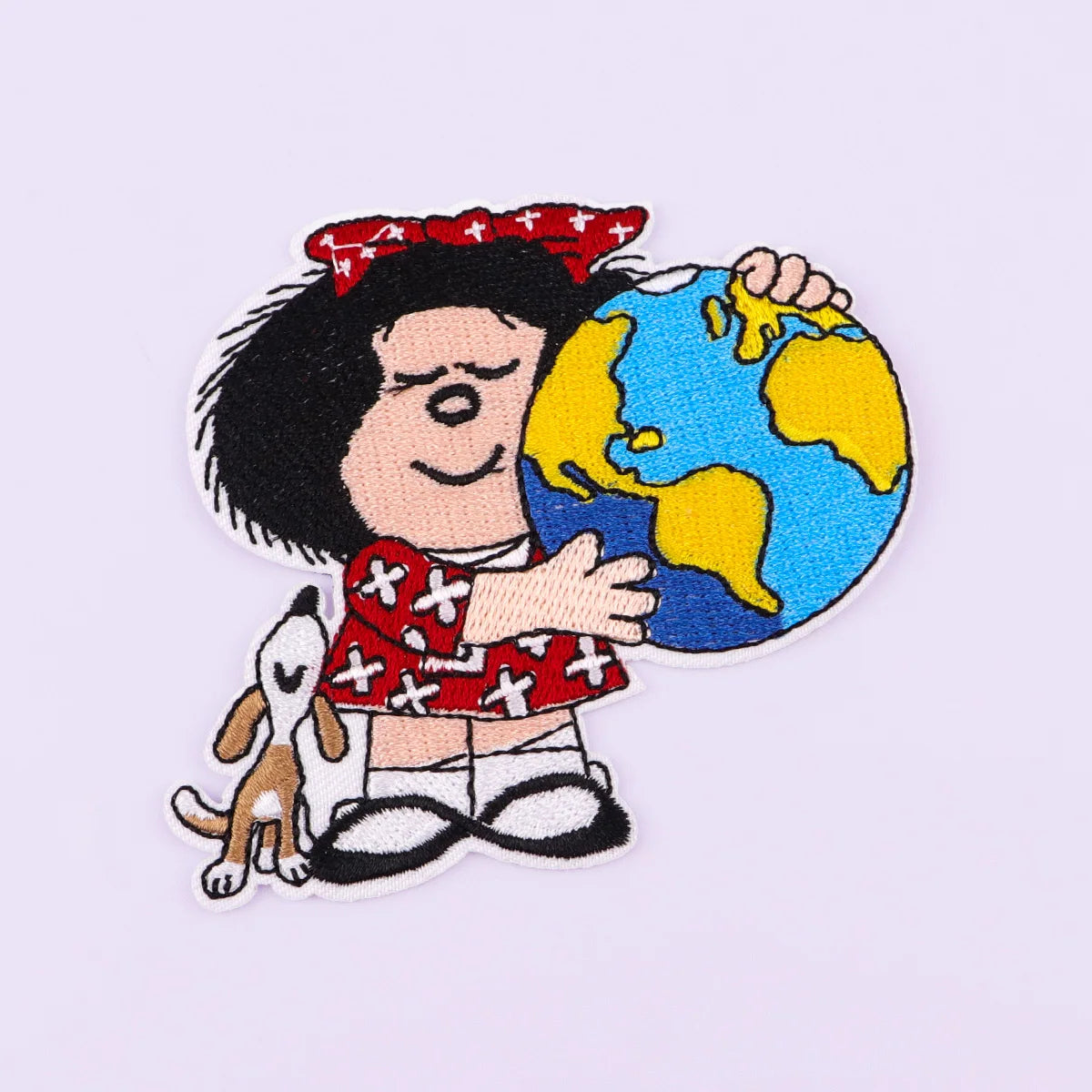 Cute Girl Iron On Patch Clothes Patch For Clothing Cartoon Embroidered Patch Garment Apparel Accessories Sewing Stickers