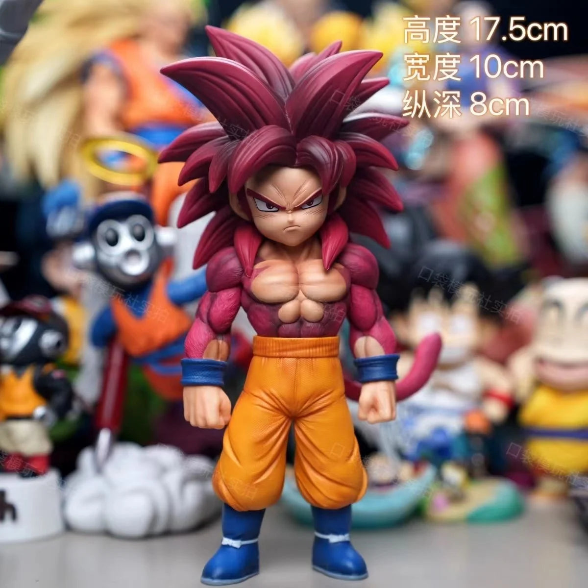 17cm/6.69inch Dragon Ball Daima Super Saiyan 4 Goku Figure Ssj4 Son Goku Action Figurine Pvc Statue Collectible Model Toy Gift