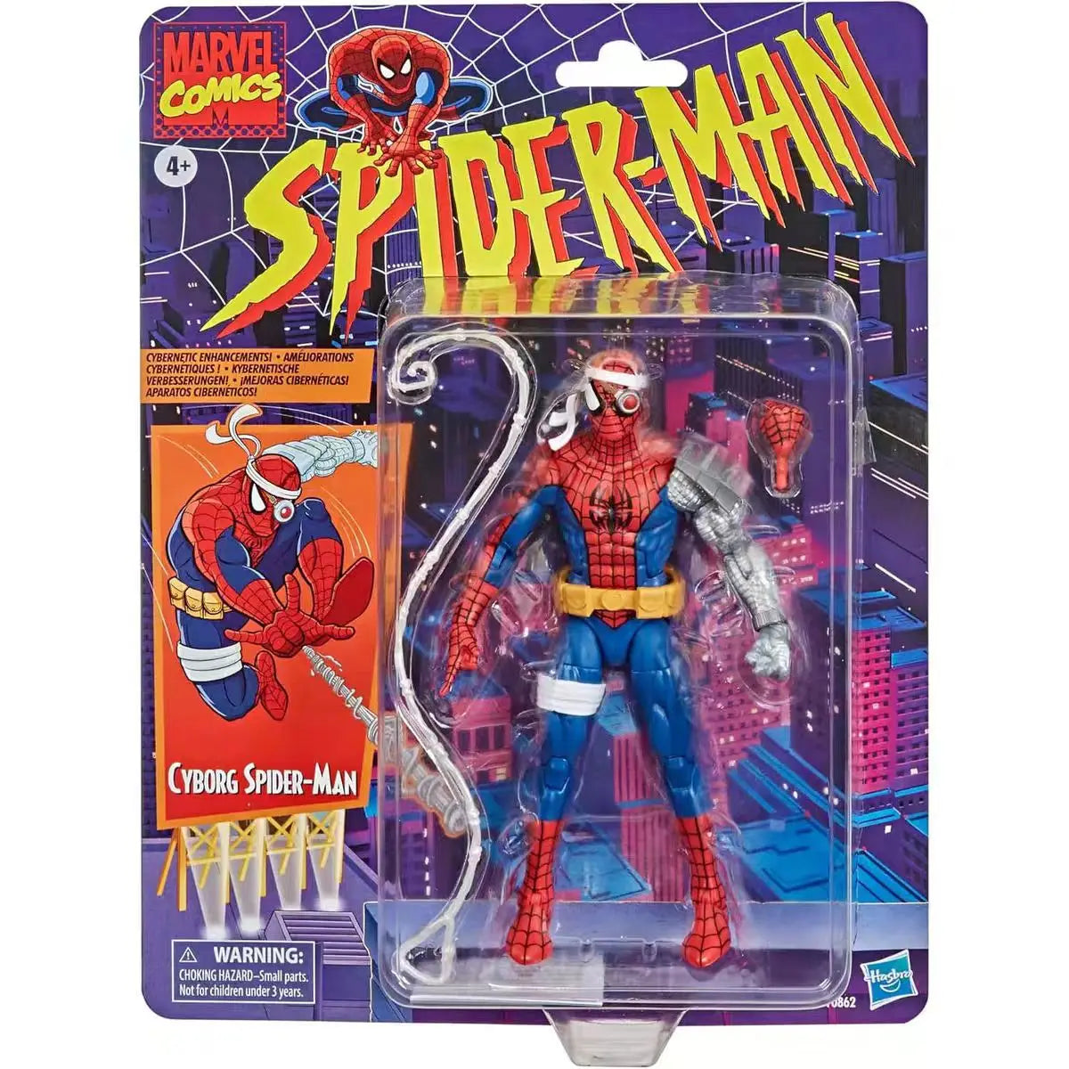Original Hasbro Marvel Legends Series CYBORG SPIDER-MAN Action Toy Figure Collection