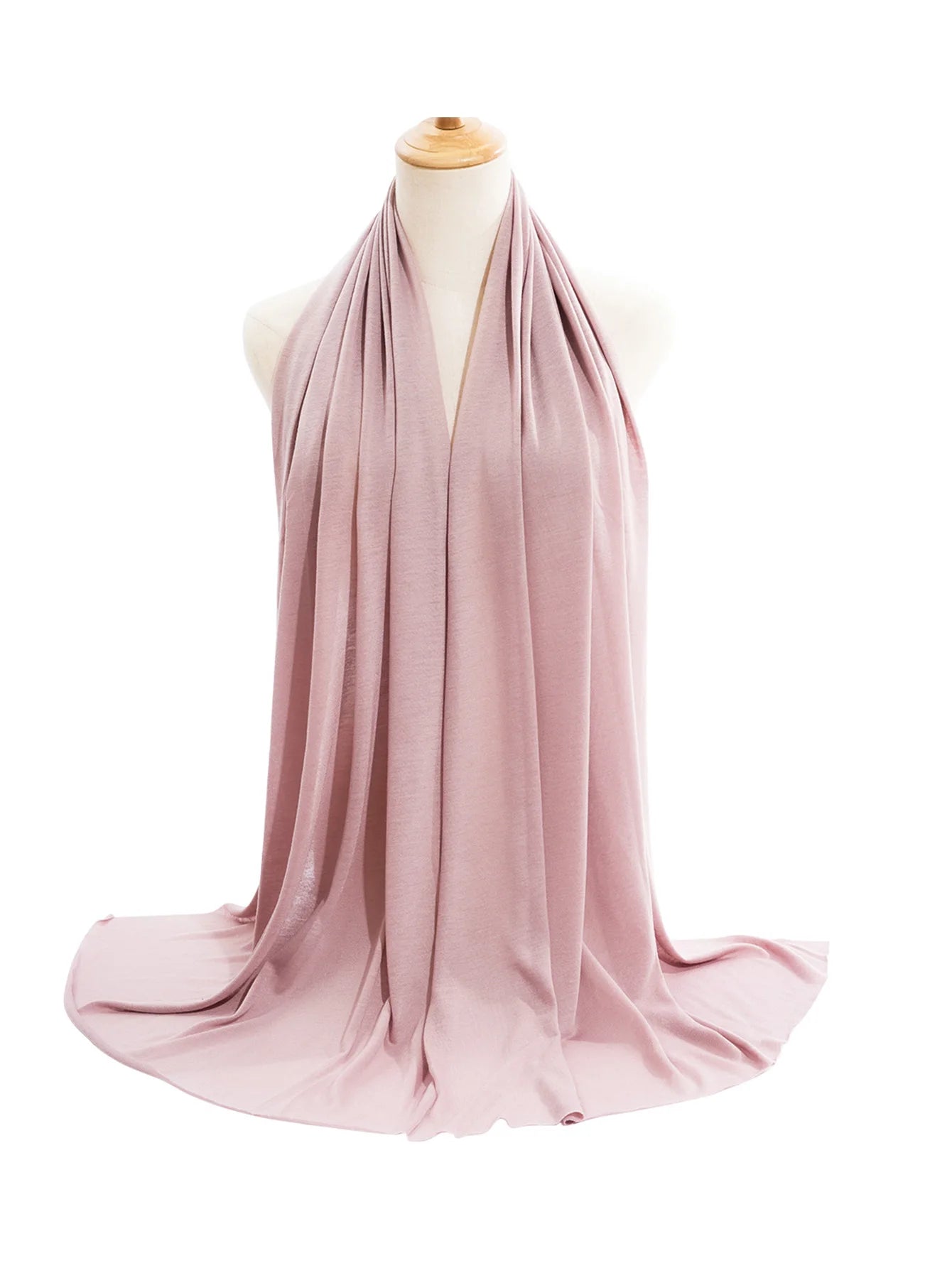 Extra Long stretch jersey turban african solid color super soft breathable headband
