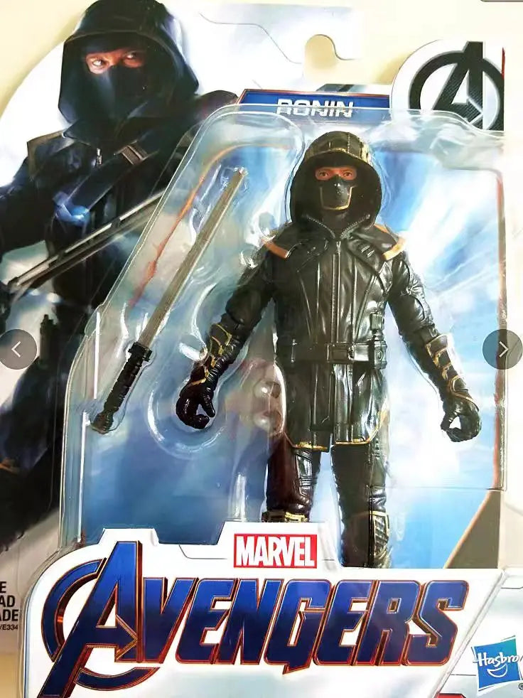 Original Hasbro MARVEL The Avengers RONIN/IRON MAN/THANOS/HULK/CAPTAIN MARVEL/WAR MACHINE Anime Figure Toy Model Collection