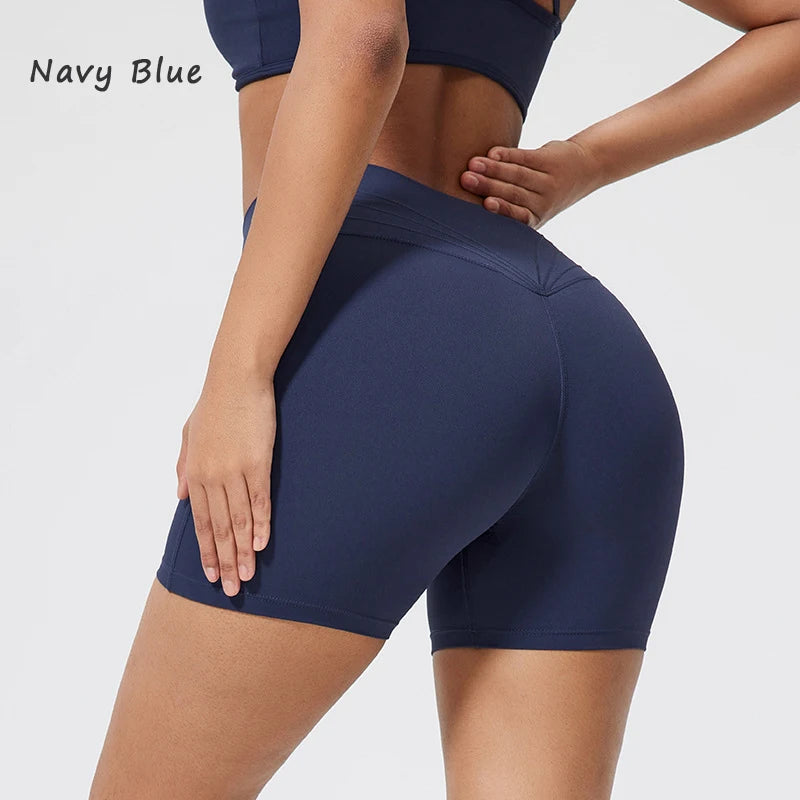 DIAS FIT JOY Women's Gym Shorts Cycling Shorts Womens Yoga Fitness Tight Elastic Breathable High Waist Sports Pants
