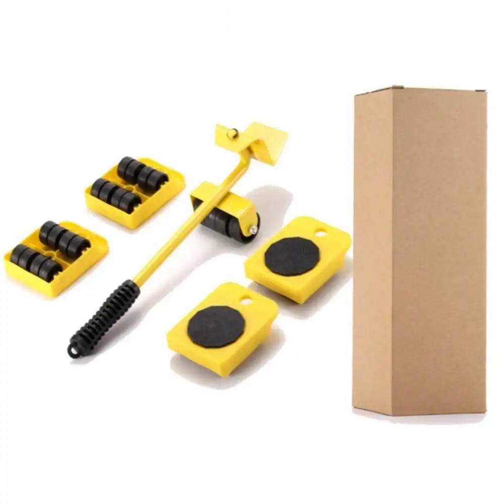 Heavy Duty Furniture Mover Effortless Tool With Smooth Rolling Pulley Base - Transports Large Heavy Objects For Home Office Use