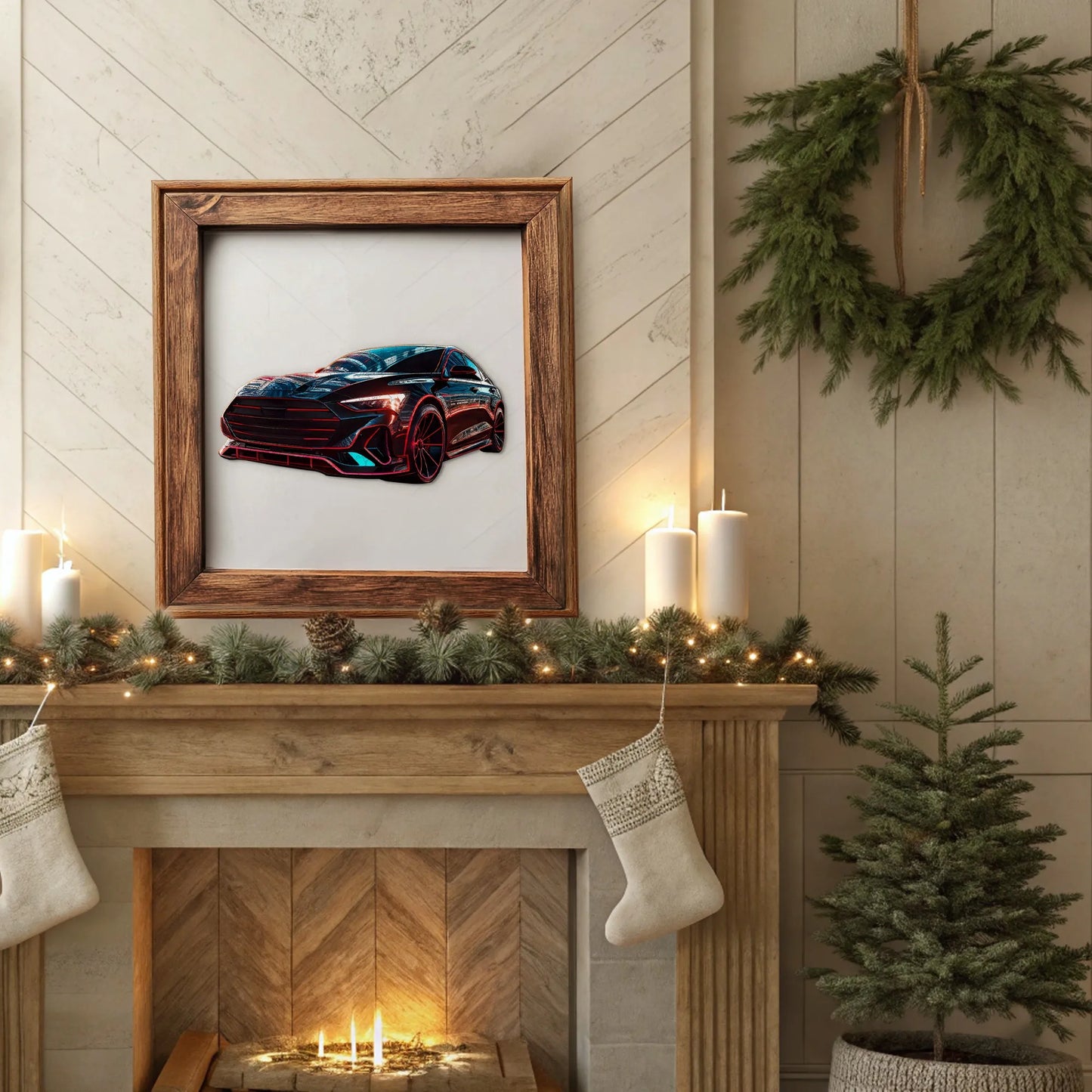 Futuristic Vehicle Car Wooden Jigsaw Puzzles Home Decoration Christmas and Halloween Gift Toy For Teen And Kid