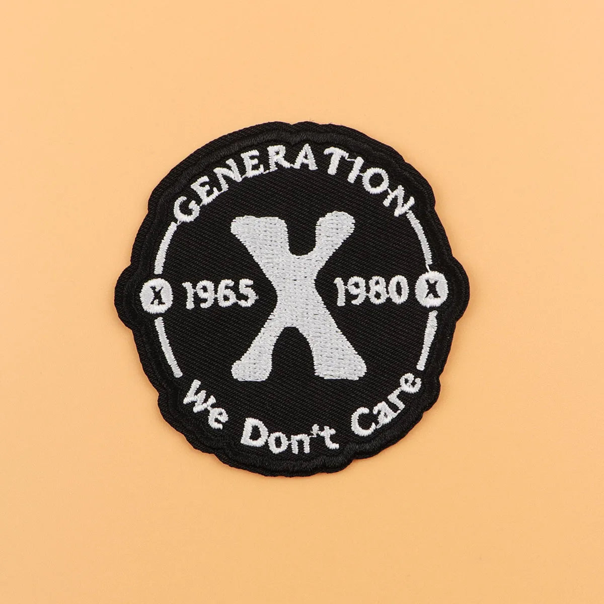 Generation Embroidery Patch 1965 x 1980 Iron On Patches For Clothing Thermoadhesive Patches On Clothes DIY Sew Badges