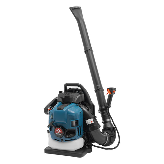 75.6CC Backpack  Blower, 4 Stroke Gas Powered Leaf Blower, 1.9L Large Fuel Tank