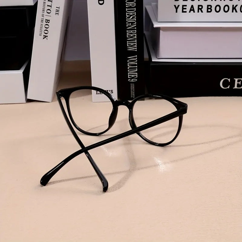 1pc Retro Full-Rim Square Frame Glasses - Lightweight Unisex Eyewear for Men & Women Fashion GlassesValentine's Day Gift