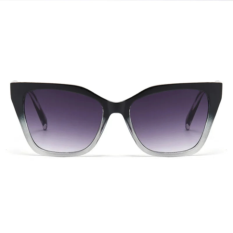 JNPCXI Fashion Cat Eye Sunglasses Women Vintage Square Punk Sun Glasses for Ladies Shades Retro Eyewear UV400