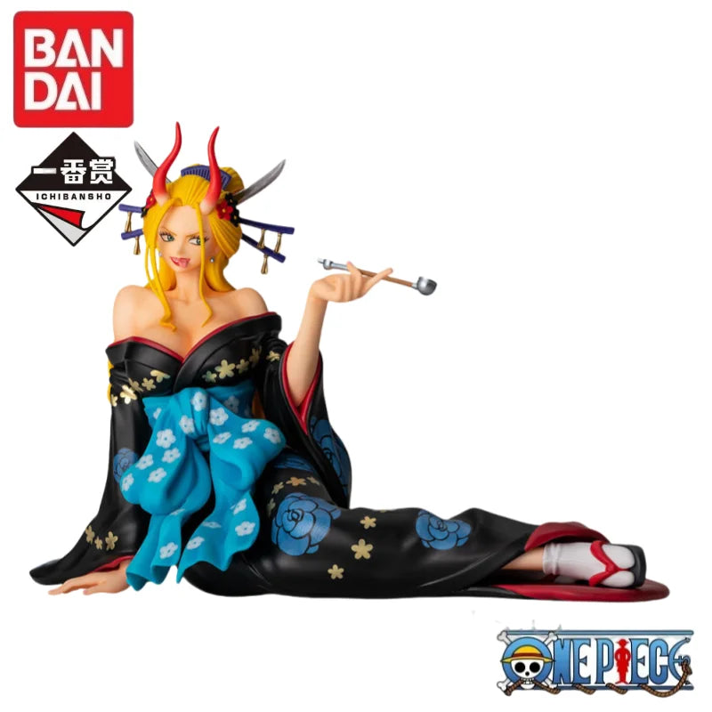 Special OfferIn Stock 100% Original Bandai Ichiban Kuji Ex One Piece Girl's Collection Ha No Kirameki Yamato Ulti Black Maria An