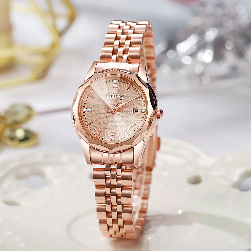 Fashion Elegant Women's Wristwatch High Quality Luxury Watch Women Original Steel Casual Quartz Ladies Watch Relógio Feminino