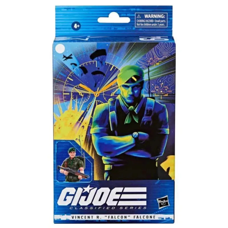 Original Hasbro G.I. Joe Classified Series 64 Vincent R. Falcon Falcone Anime Figure Collection Toys Models